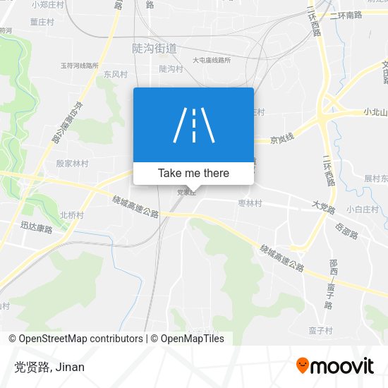 党贤路 map