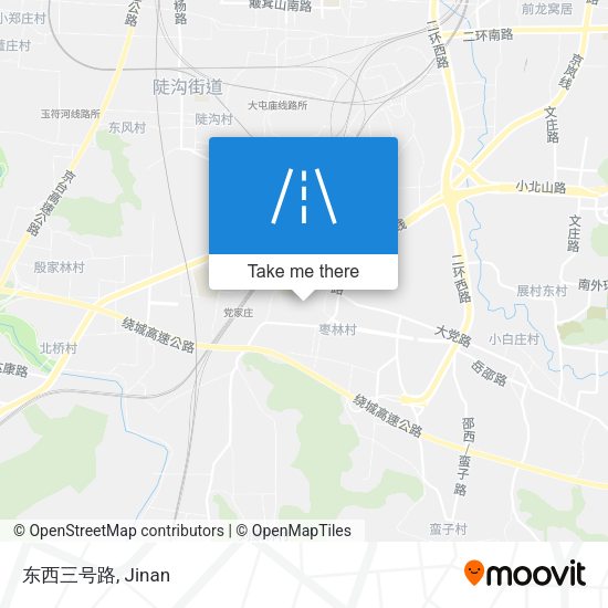 东西三号路 map