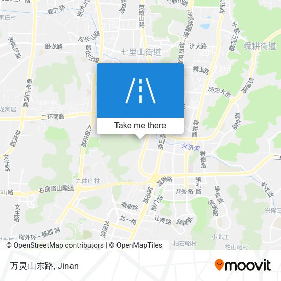 万灵山东路 map