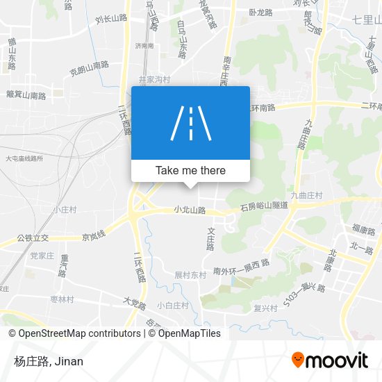 杨庄路 map