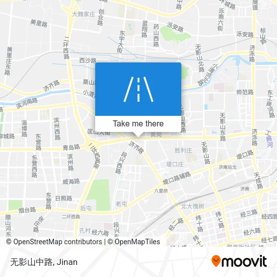 无影山中路 map
