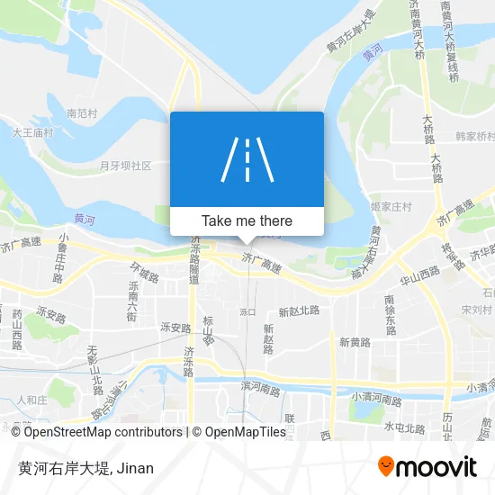 黄河右岸大堤 map