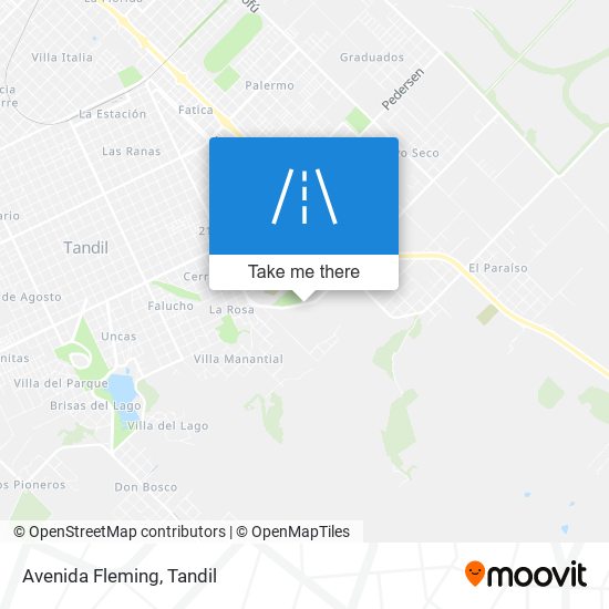 Avenida Fleming map