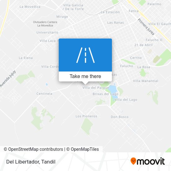 Mapa de Del Libertador