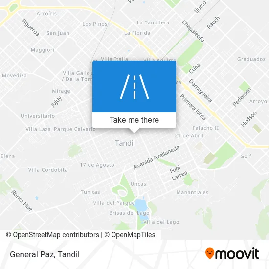 General Paz map