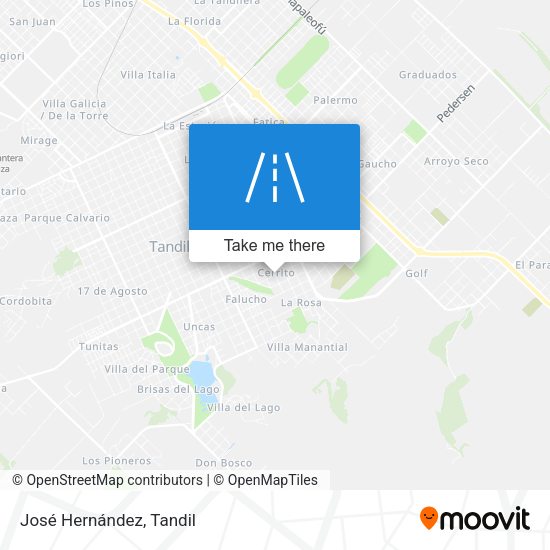 José Hernández map