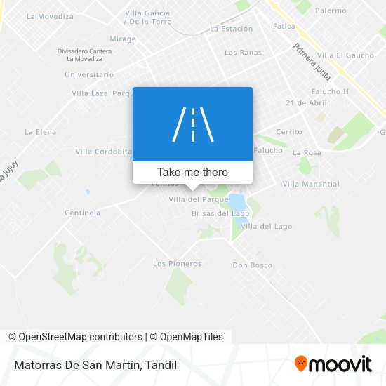 Mapa de Matorras De San Martín