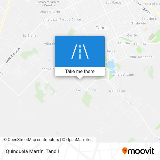 Quinquela Martín map