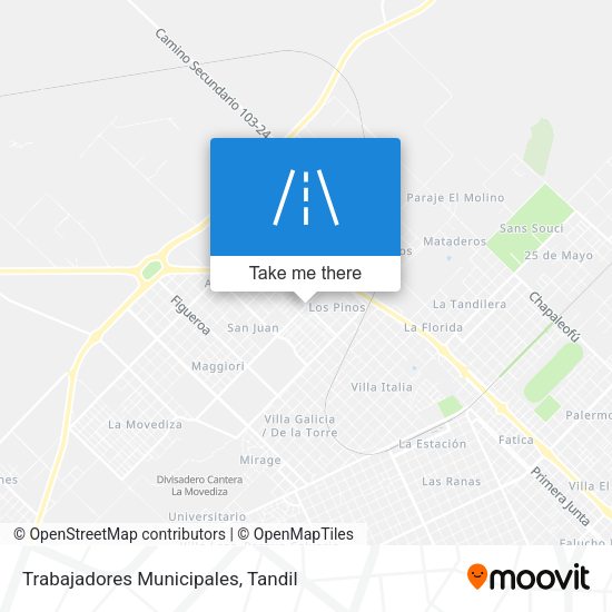 Mapa de Trabajadores Municipales