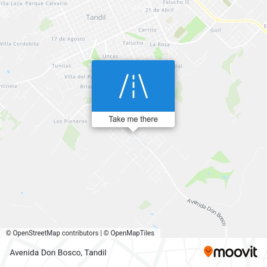 Mapa de Avenida Don Bosco
