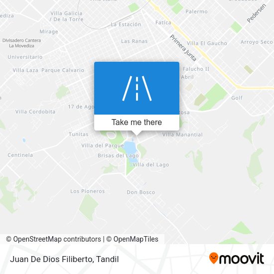 Juan De Dios Filiberto map