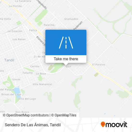 Sendero De Las Ánimas map
