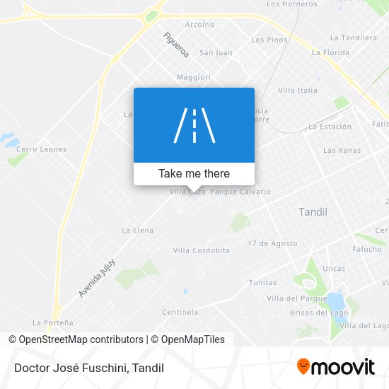 Doctor José Fuschini map