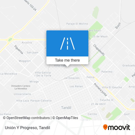 Mapa de Unión Y Progreso