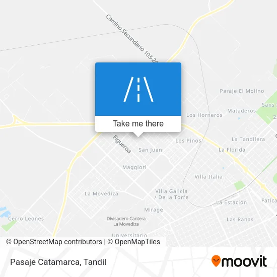 Pasaje Catamarca map