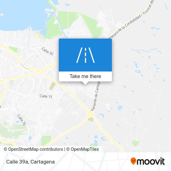 Mapa de Calle 39a
