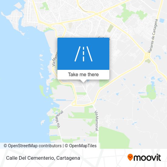 Mapa de Calle Del Cementerio