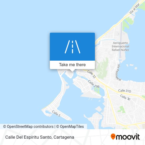Calle Del Espíritu Santo map