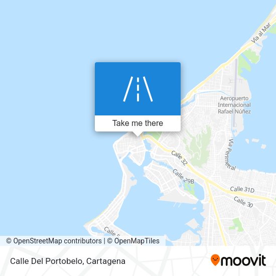 Calle Del Portobelo map