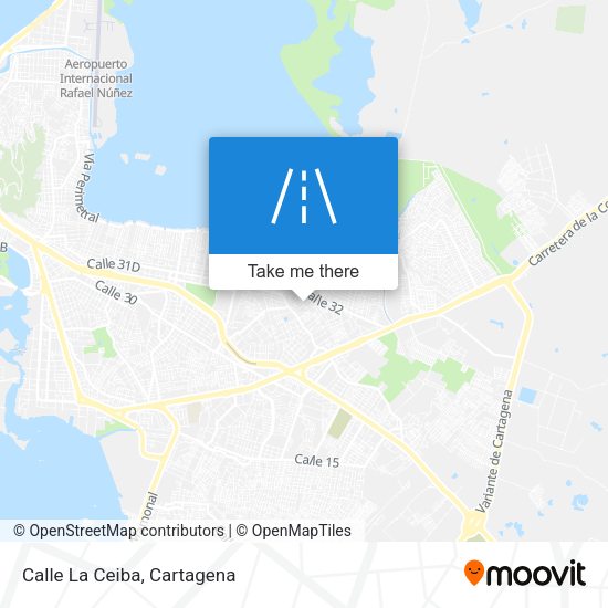 Mapa de Calle La Ceiba