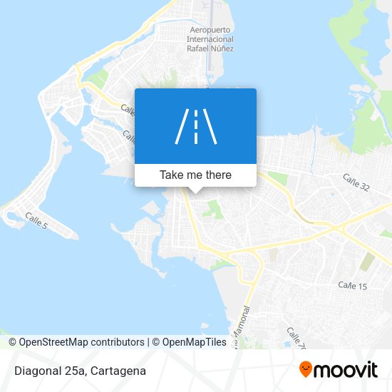Mapa de Diagonal 25a