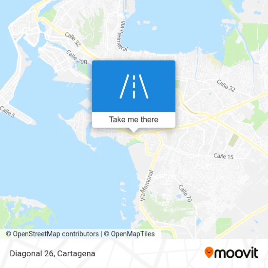 Diagonal 26 map