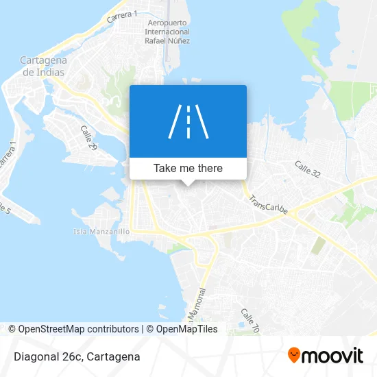 Diagonal 26c map