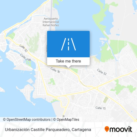 Urbanización Castille Parqueadero map