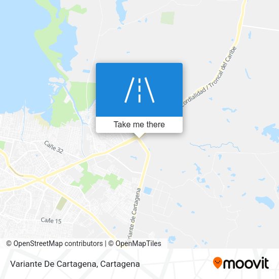 Variante De Cartagena map