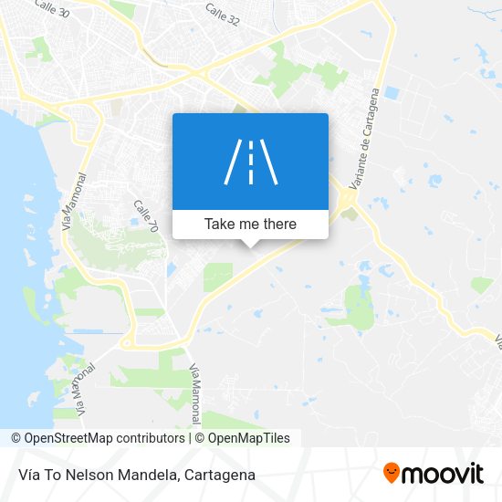 Vía To Nelson Mandela map