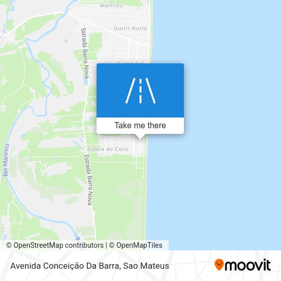 Avenida Conceição Da Barra map