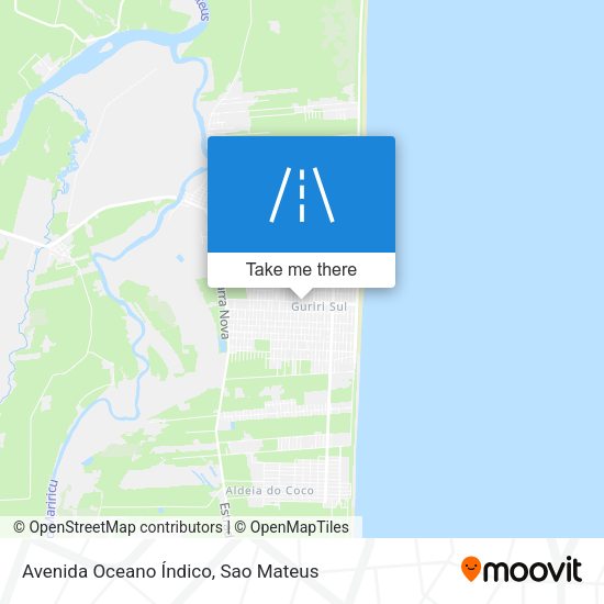 Avenida Oceano Índico map