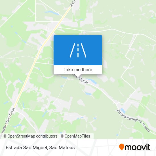 Estrada São Miguel map