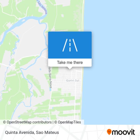 Quinta Avenida map