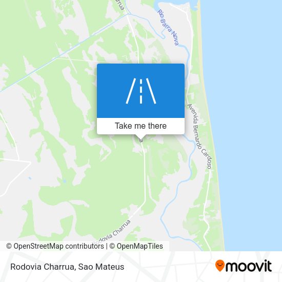 Rodovia Charrua map