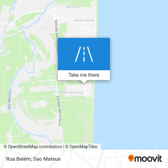 Rua Belém map