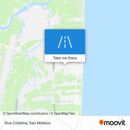 Rua Colatina map