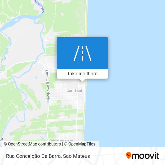 Rua Conceição Da Barra map