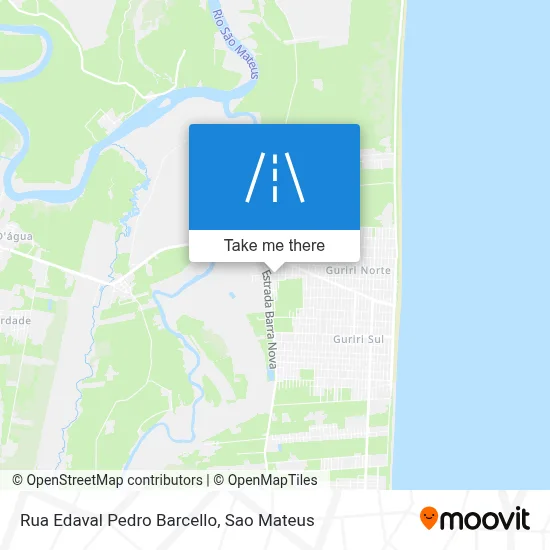 Rua Edaval Pedro Barcello map