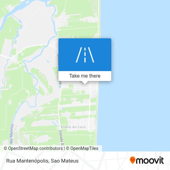 Rua Mantenópolis map