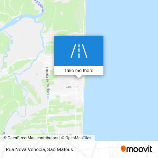 Rua Nova Venécia map