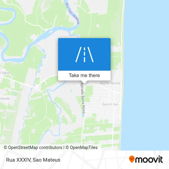 Rua XXXIV map
