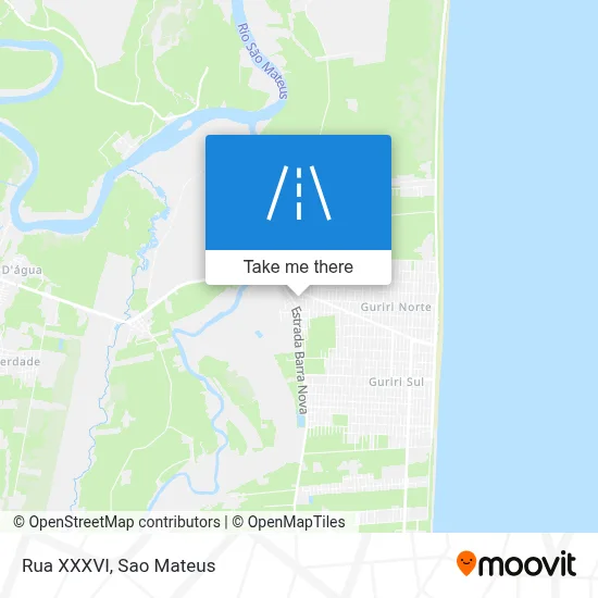 Rua XXXVI map
