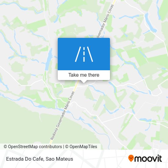 Estrada Do Cafe map
