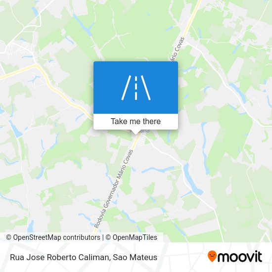 Rua Jose Roberto Caliman map