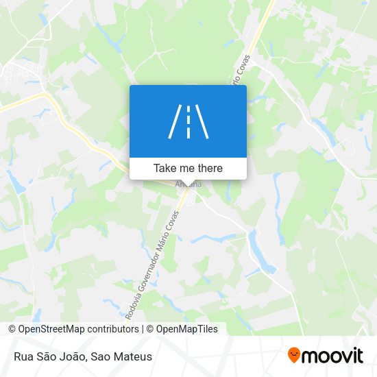 Rua São João map
