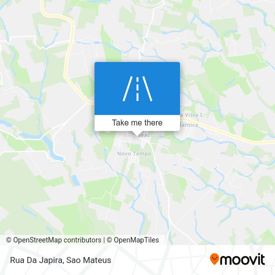 Rua Da Japira map