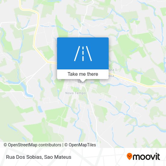 Rua Dos Sobias map