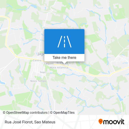 Rua José Fiorot map