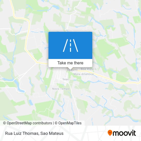 Rua Luiz Thomas map